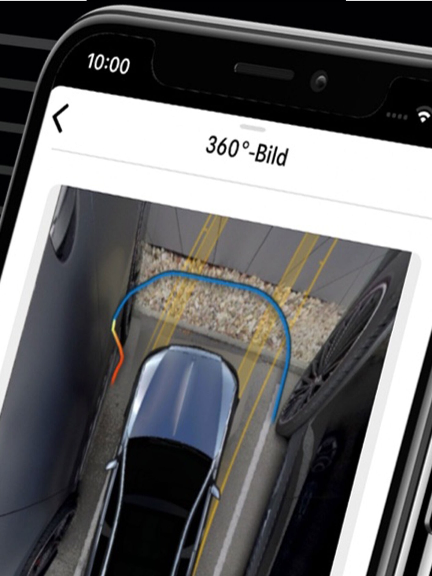 Pomocou aplikácie Asistent parkovania ovládaný na diaľku Mercedes-Benz v&nbsp;chytrom telefóne a&nbsp;360-stupňového pohľadu je vozidlo Mercedes-Benz pohodlne navádzané do úzkej medzery na zaparkovanie.