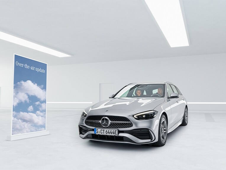 Aktualizácie softvéru pre rôzne digitálne doplnky od značky Mercedes-Benz.