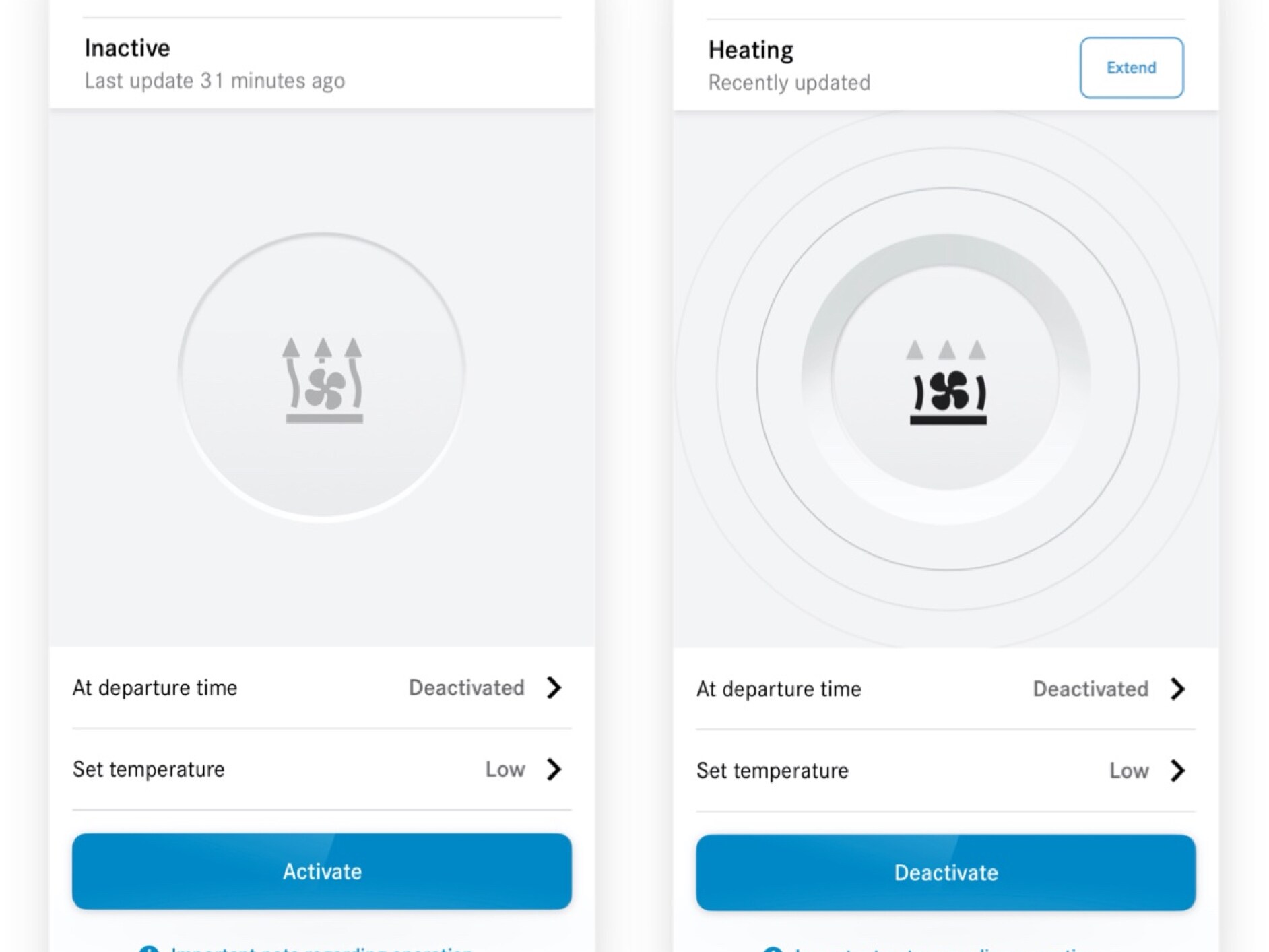 Ilustračný obrázok funkcie Programovanie predklimatizovania.