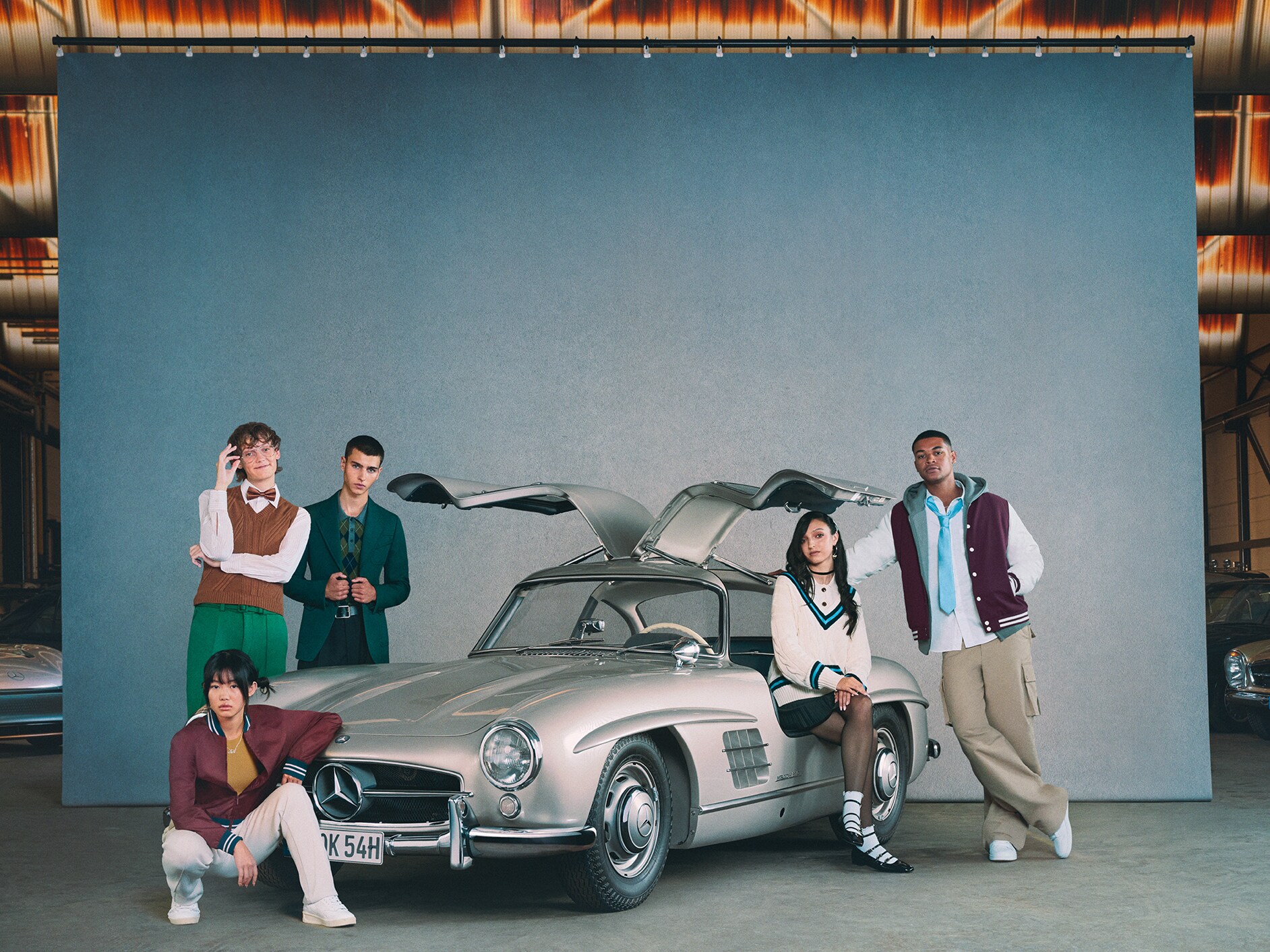 Mercedes-Benz 300 SL kupé.