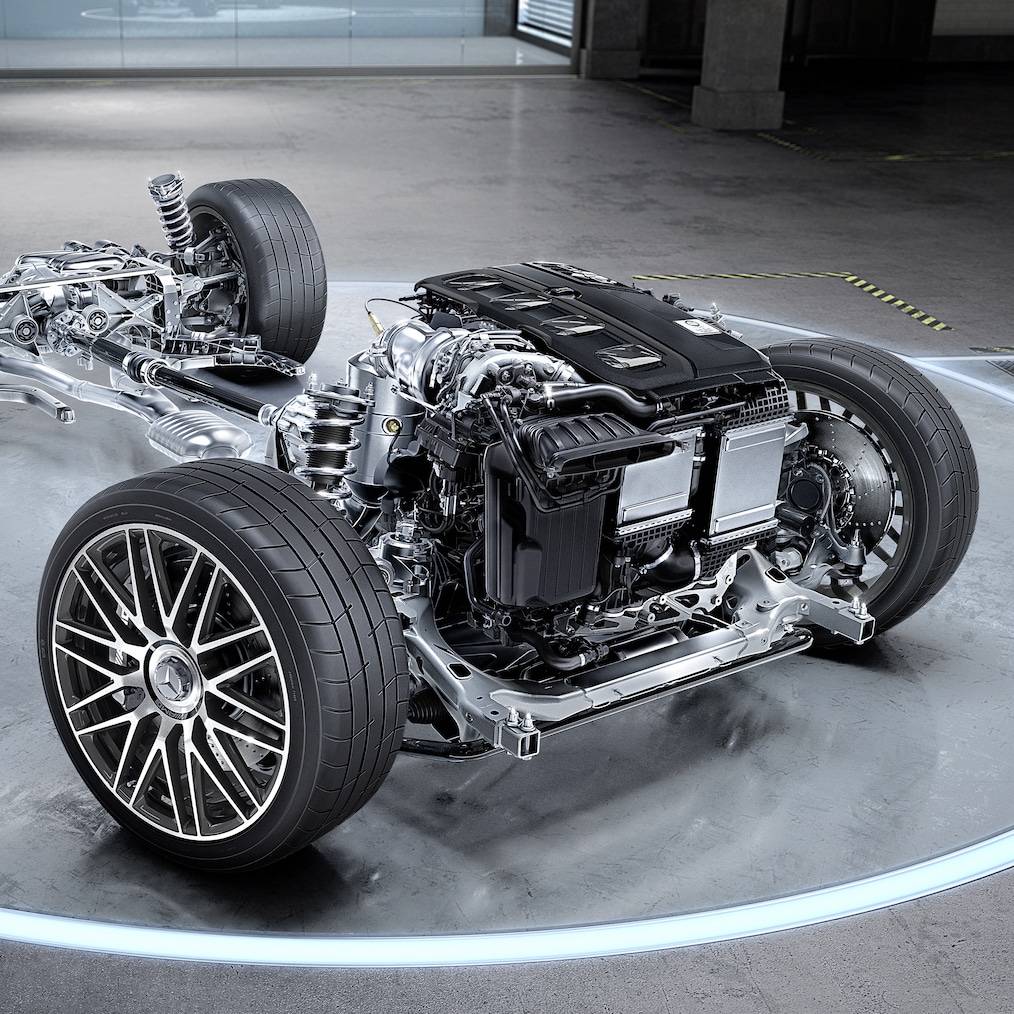 Kupé Mercedes-AMG GT 43 (jazdná situácia).