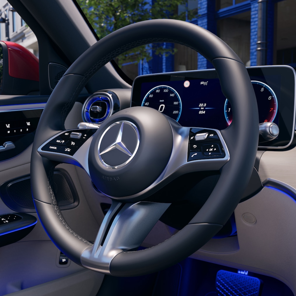 Nový volant v&nbsp;novom kombi Triedy&nbsp;C od značky Mercedes-Benz.