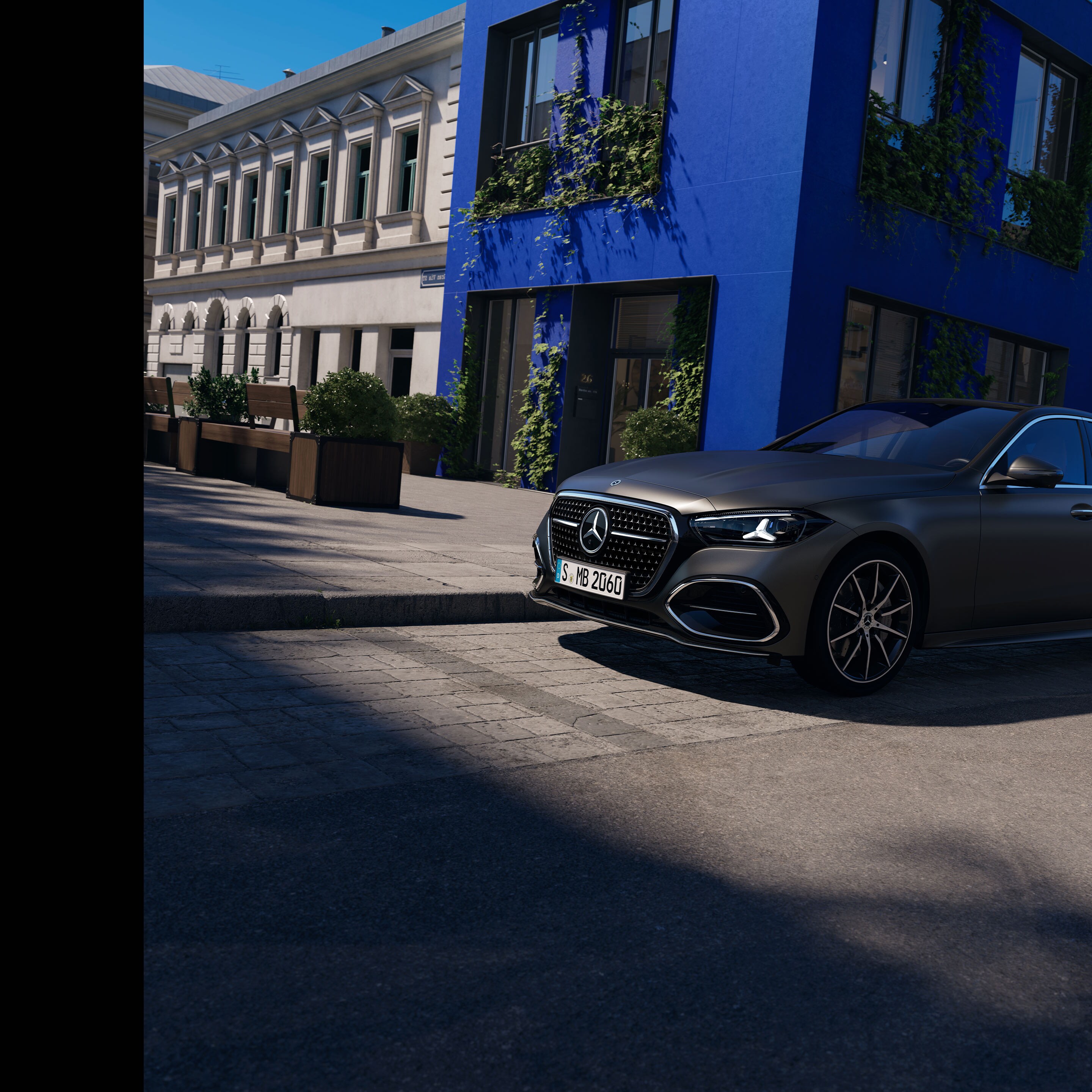 Exteriér nového sedanu Triedy&nbsp;C od značky Mercedes-Benz.
