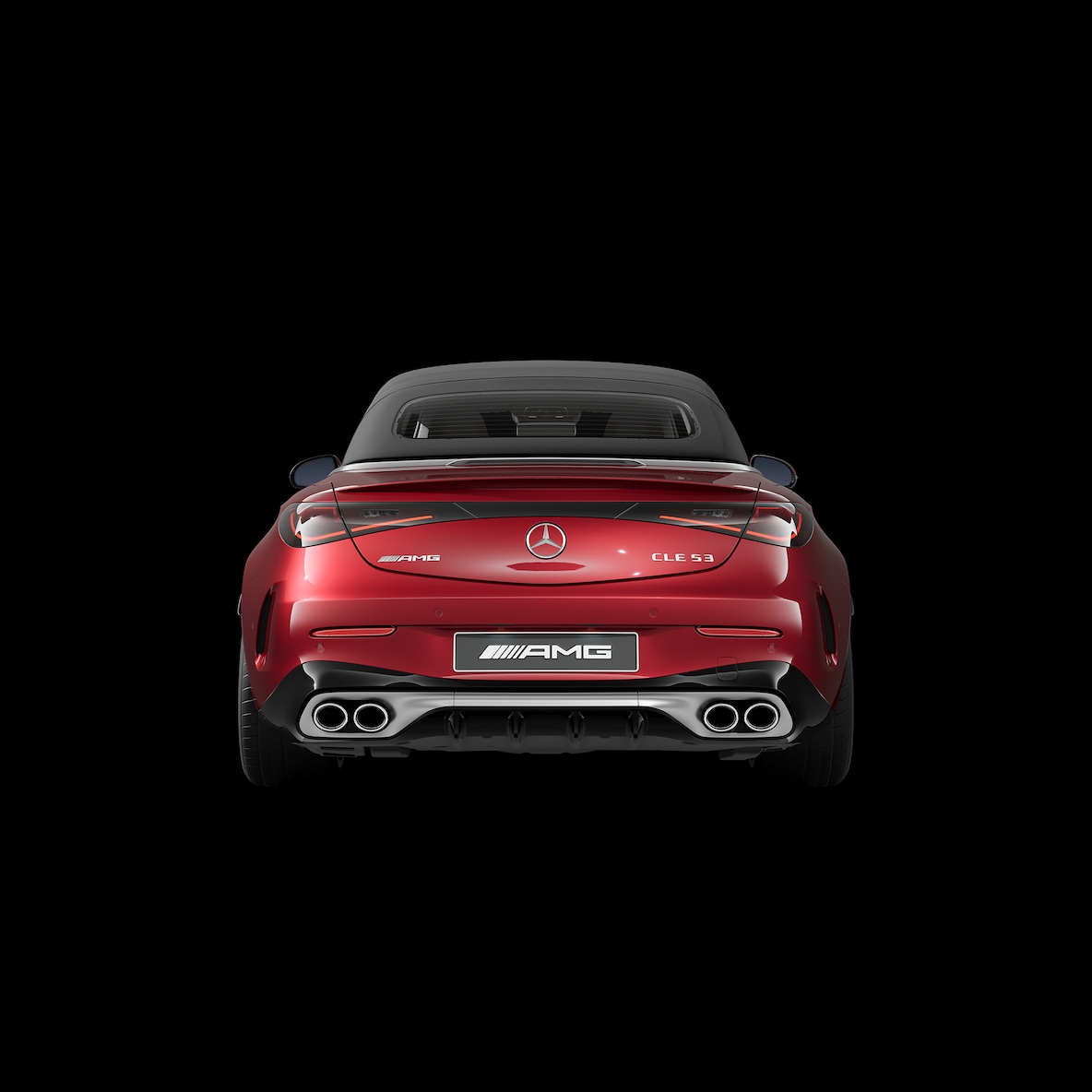 Kabriolet CLE od značky Mercedes-AMG s exteriérovým balíkom uhlíkových vlákien AMG II, ktorý sa dodáva na želanie.