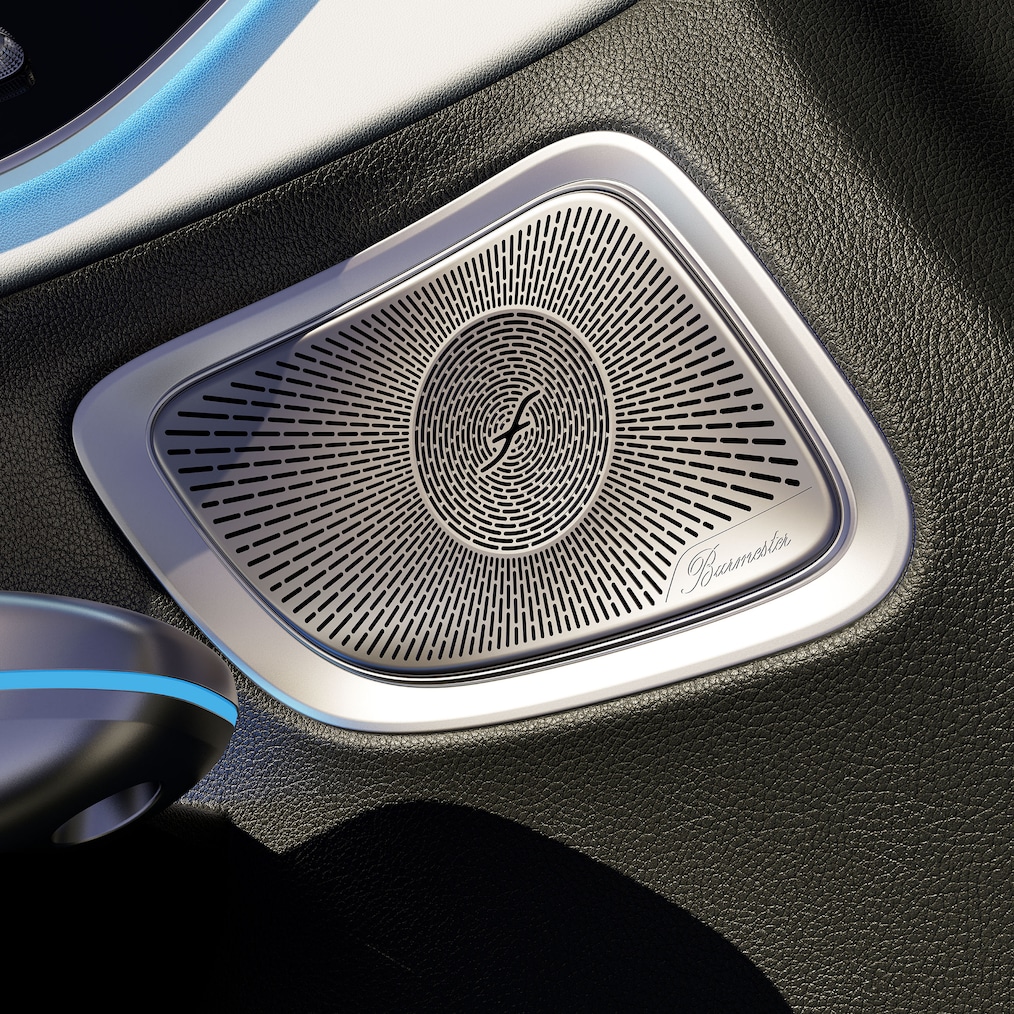 3D obklopujúci ozvučovací systém Burmester® v kabriolete CLE od značky Mercedes-Benz.