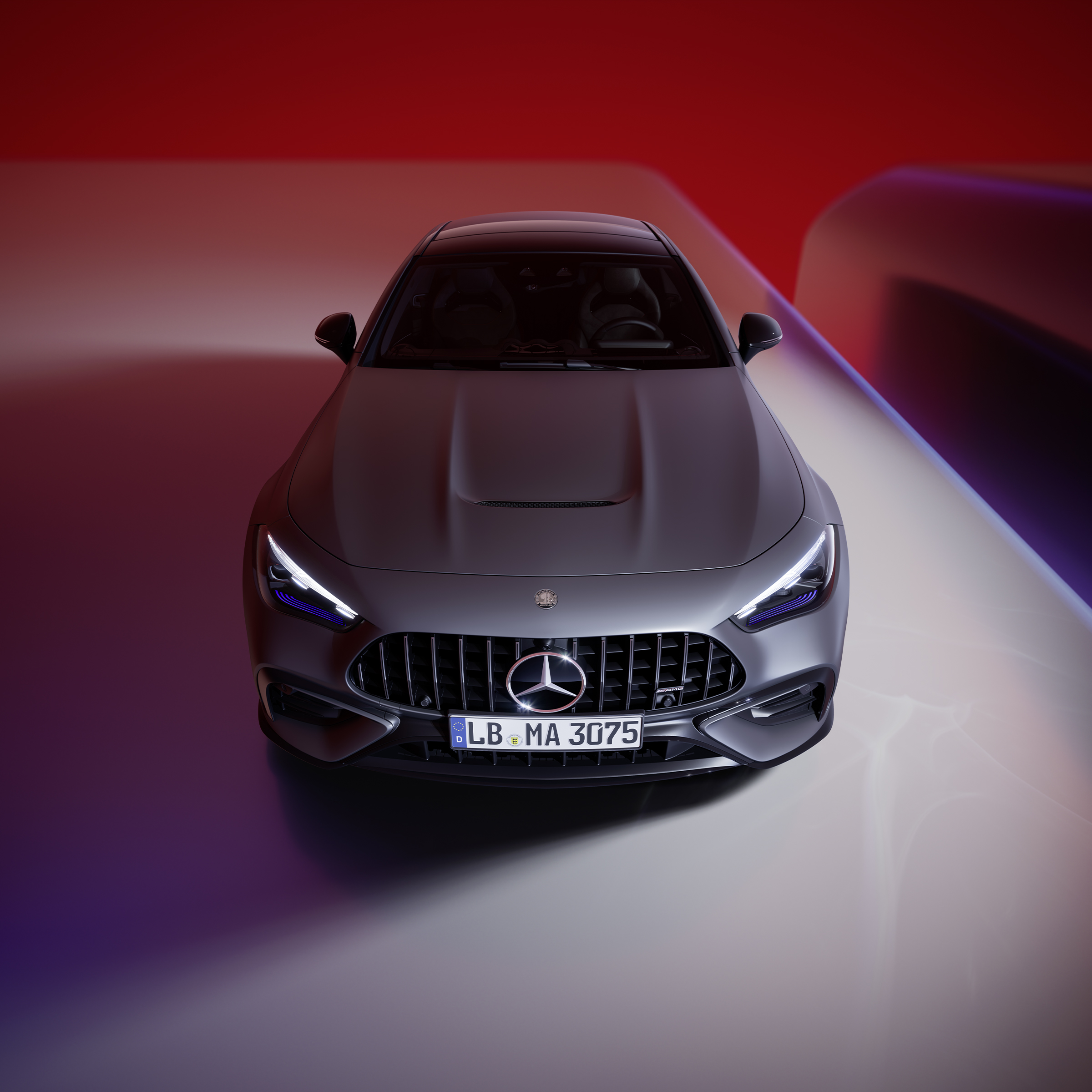 Pohľad zboku na kupé Mercedes-AMG CLE 53 4MATIC+.