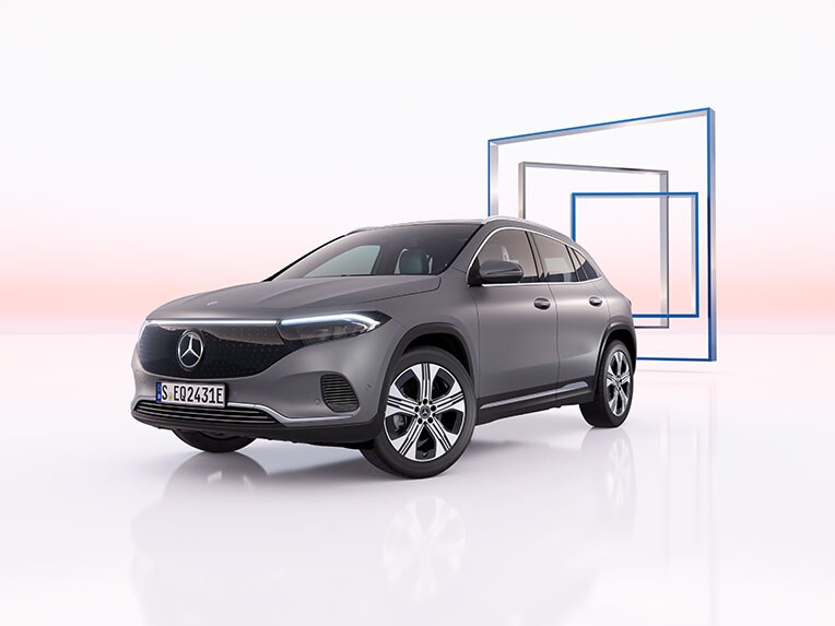 EQA od značky Mercedes-Benz s líniou výbavy Progressive.