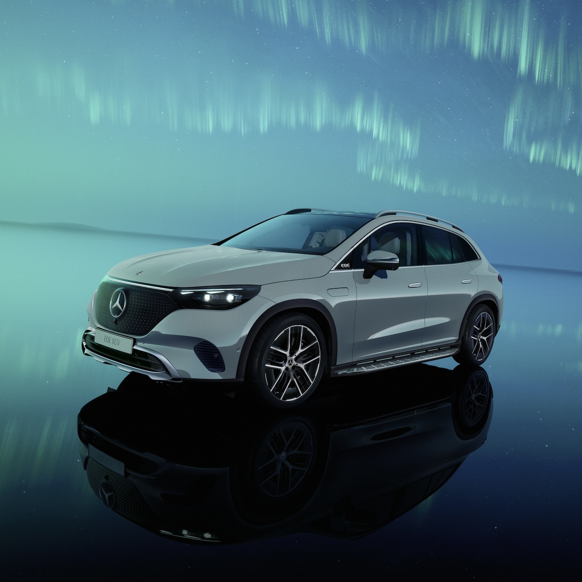 Exteriér vozidla Mercedes-Benz EQE SUV.