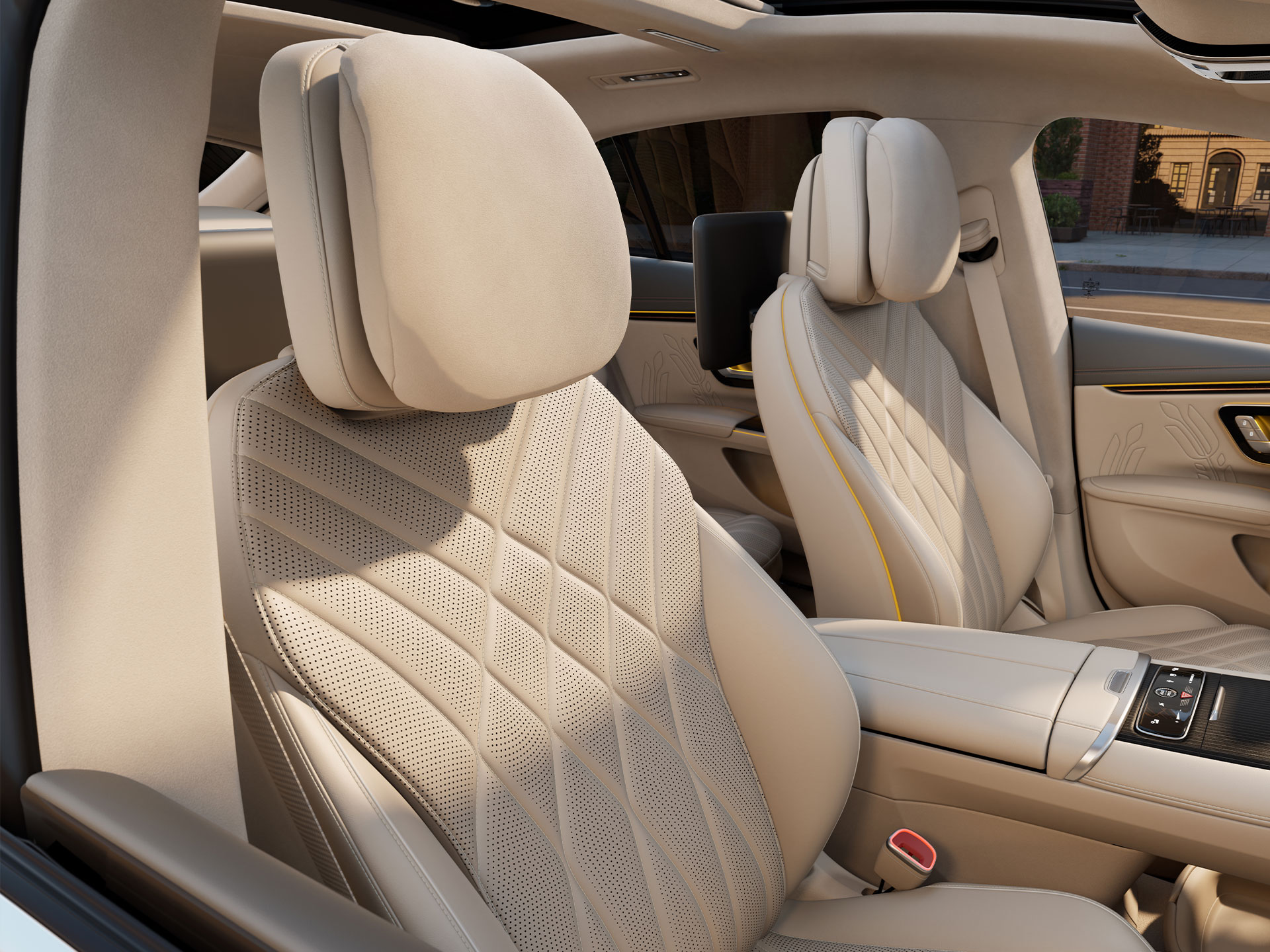 MANUFAKTUR | EQS | Mercedes-Benz Individuálne prispôsobenie MANUFAKTUR novej plnoelektrickej EQS od značky Mercedes-Benz.