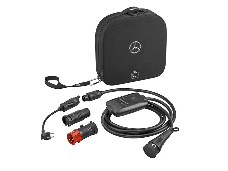 Prispôsobiteľný systém nabíjania Pro pre plnoelektrickú Triedu G od značky Mercedes-Benz.
