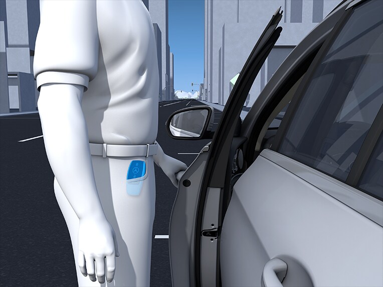 KEYLESS-GO v plne elektrickej Triede G od značky Mercedes-Benz