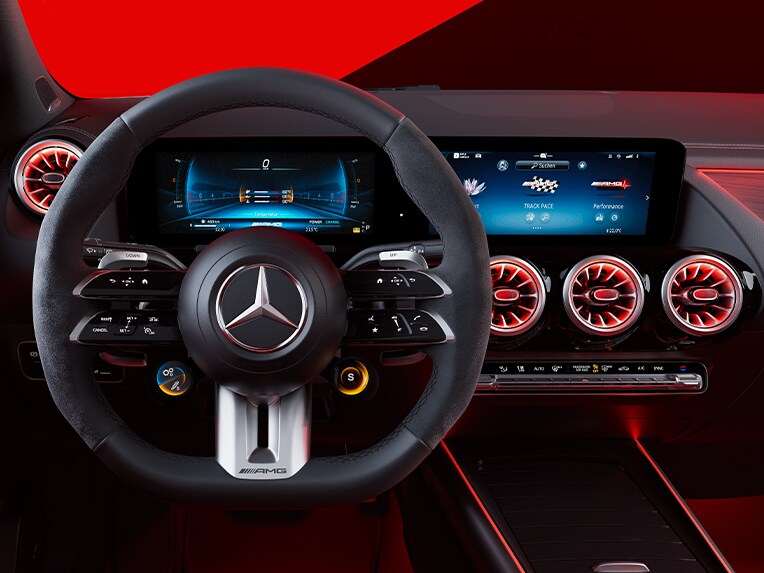 AMG TRACK CONTROL v novej Mercedes-AMG GLA.