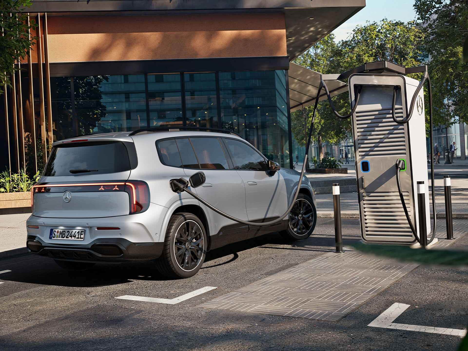 MB.CHARGE v úplne novej elektrickej GLB.