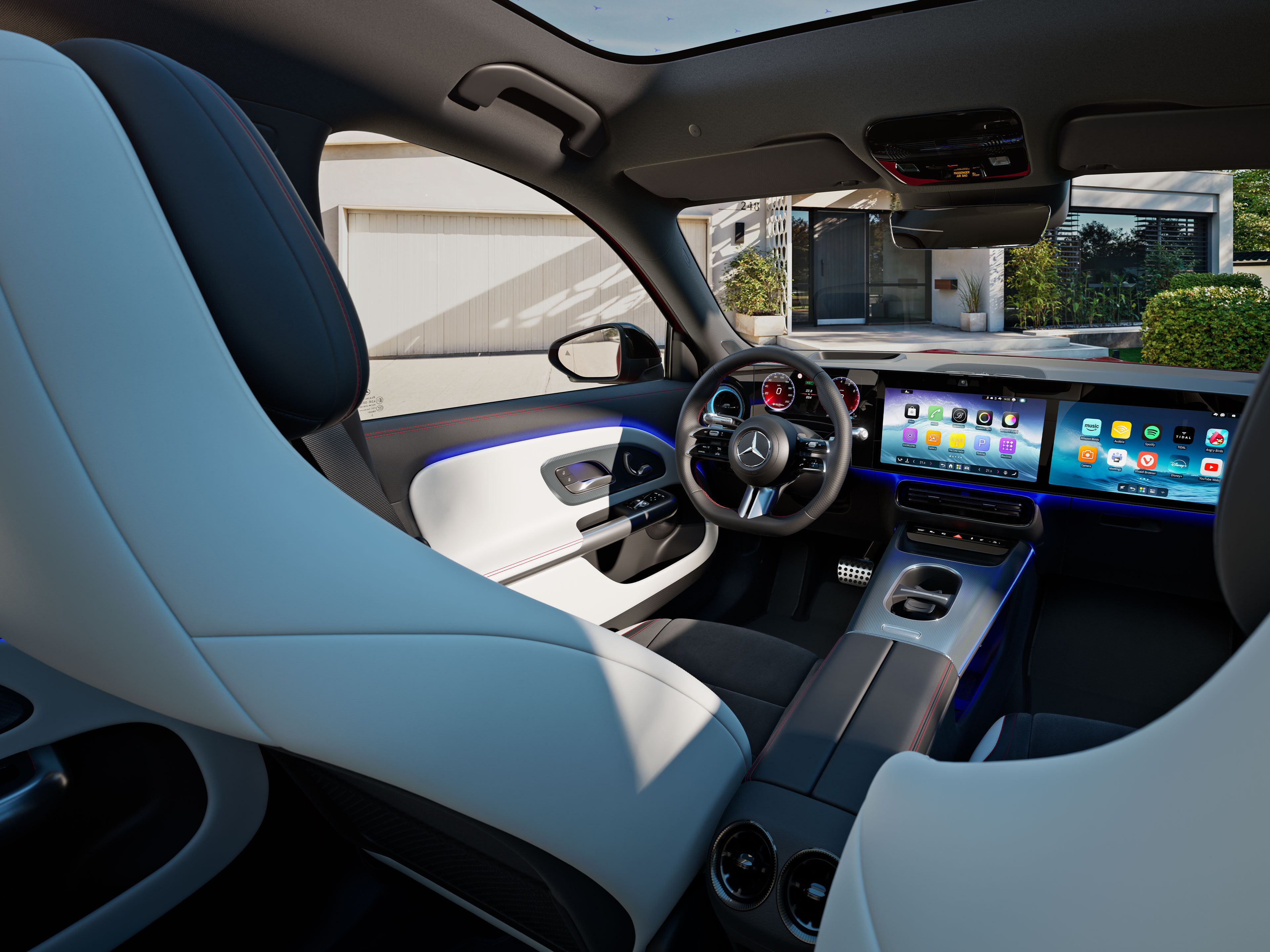 Interiér | Úplne nová GLB | Mercedes-Benz Interiér novej GLB od značky Mercedes-Benz.