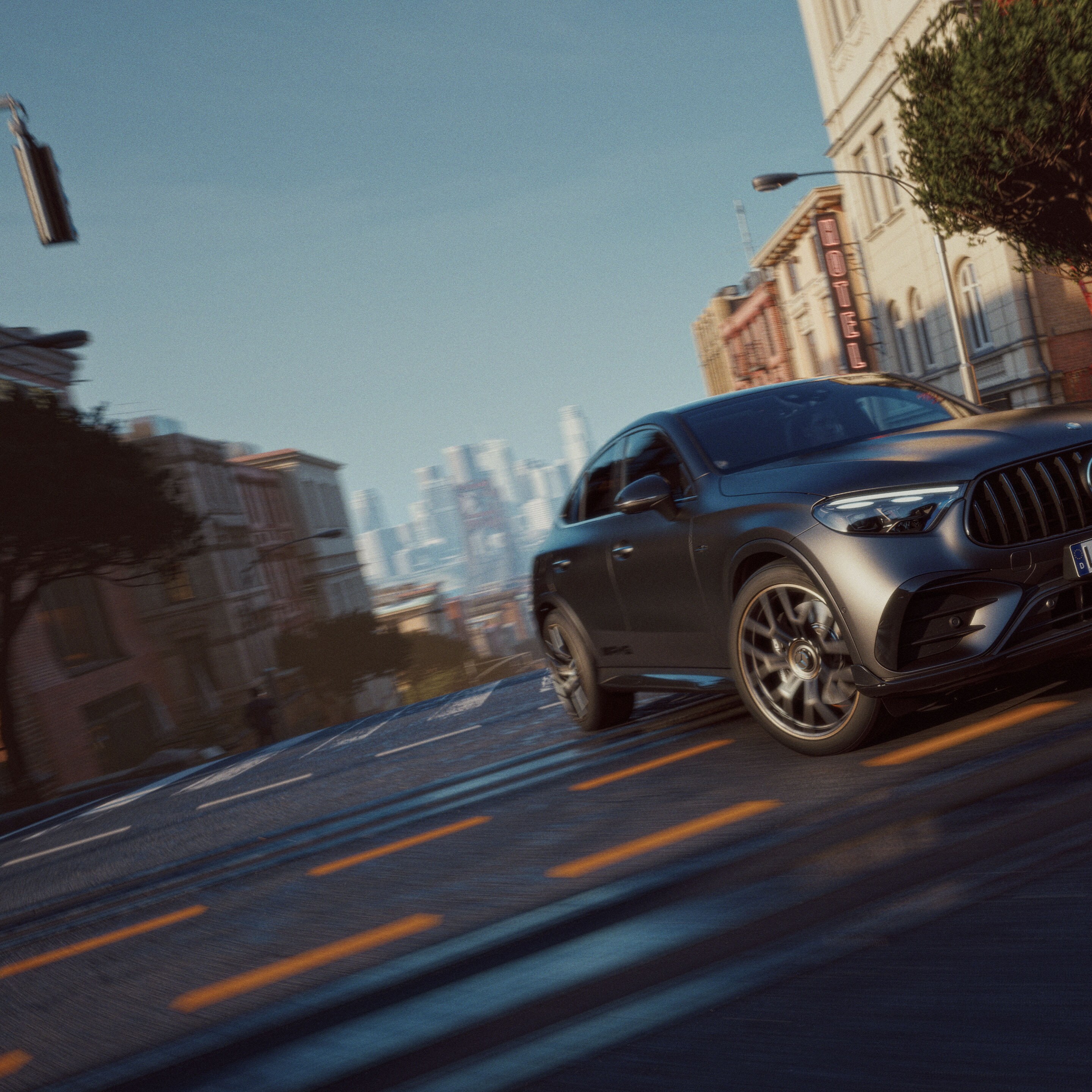 Exteriér nového kupé Mercedes-AMG GLC.