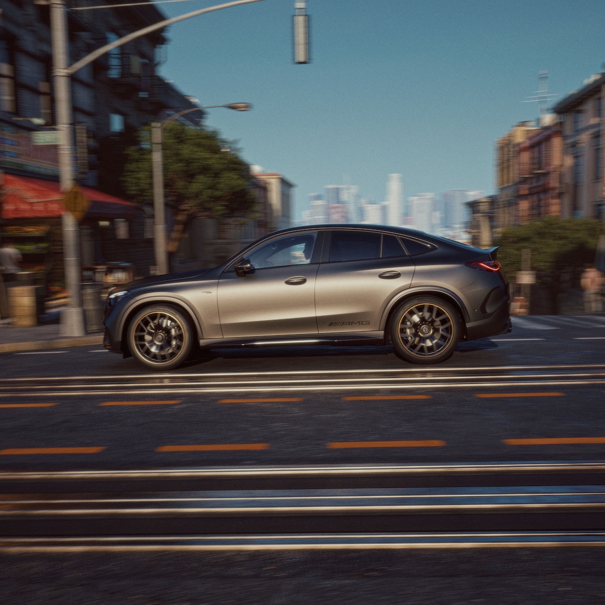 Športový dizajn kupé novej GLC od značky Mercedes-AMG GLC.