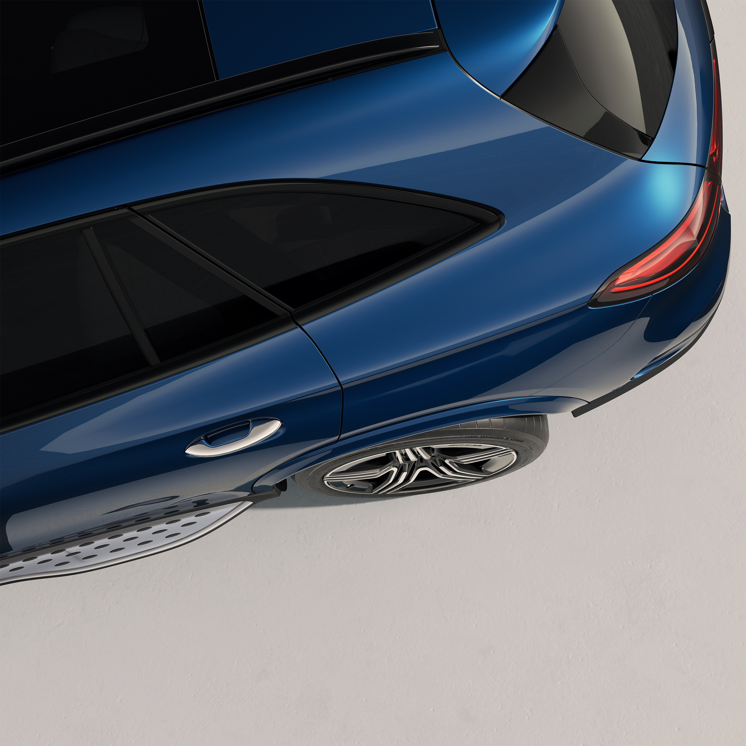 Podvozok vozidla Mercedes-Benz GLC.