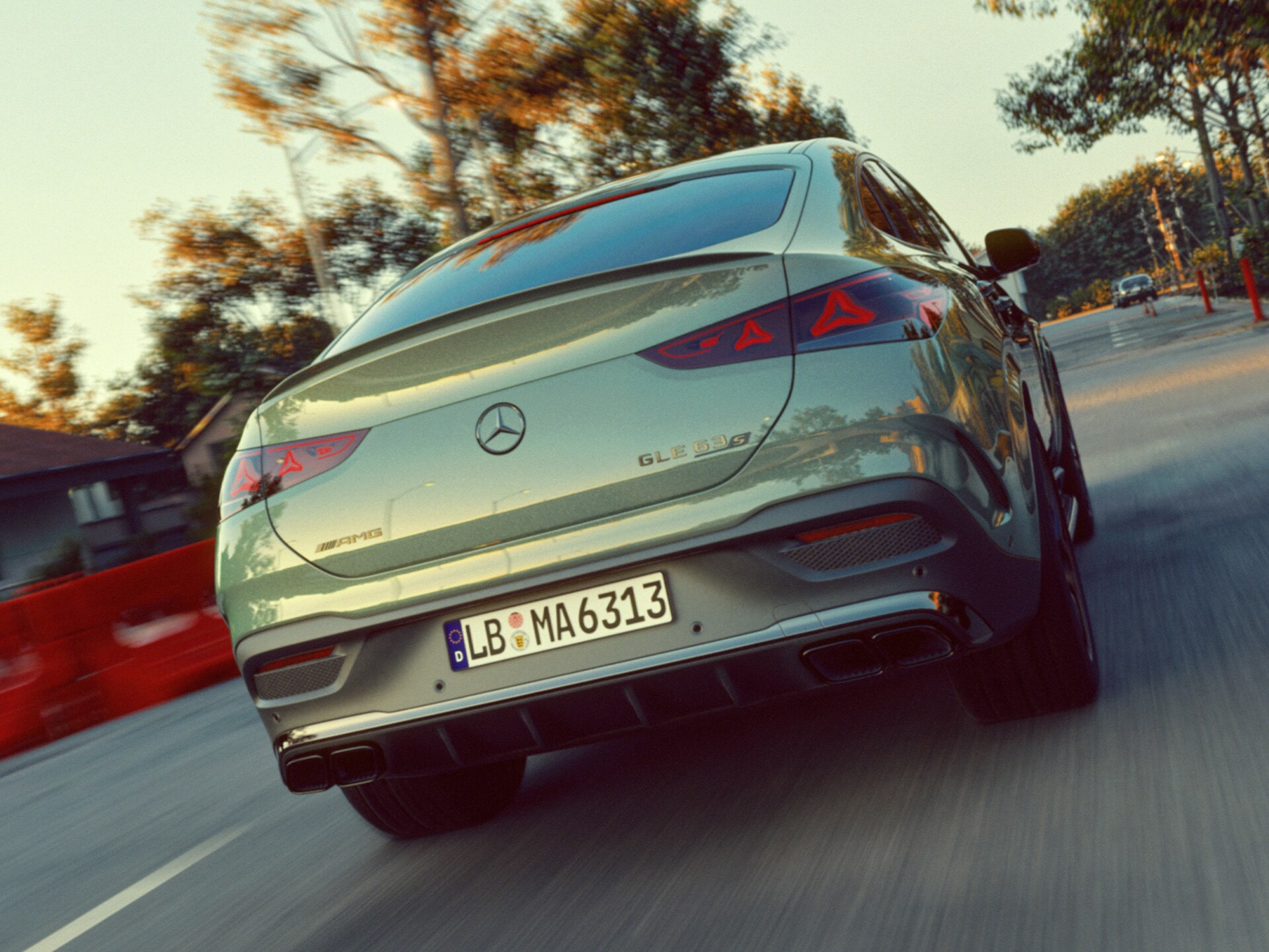 Nový dizajn zadnej časti Mercedes-AMG GLE 63 S 4MATIC+ kupé.