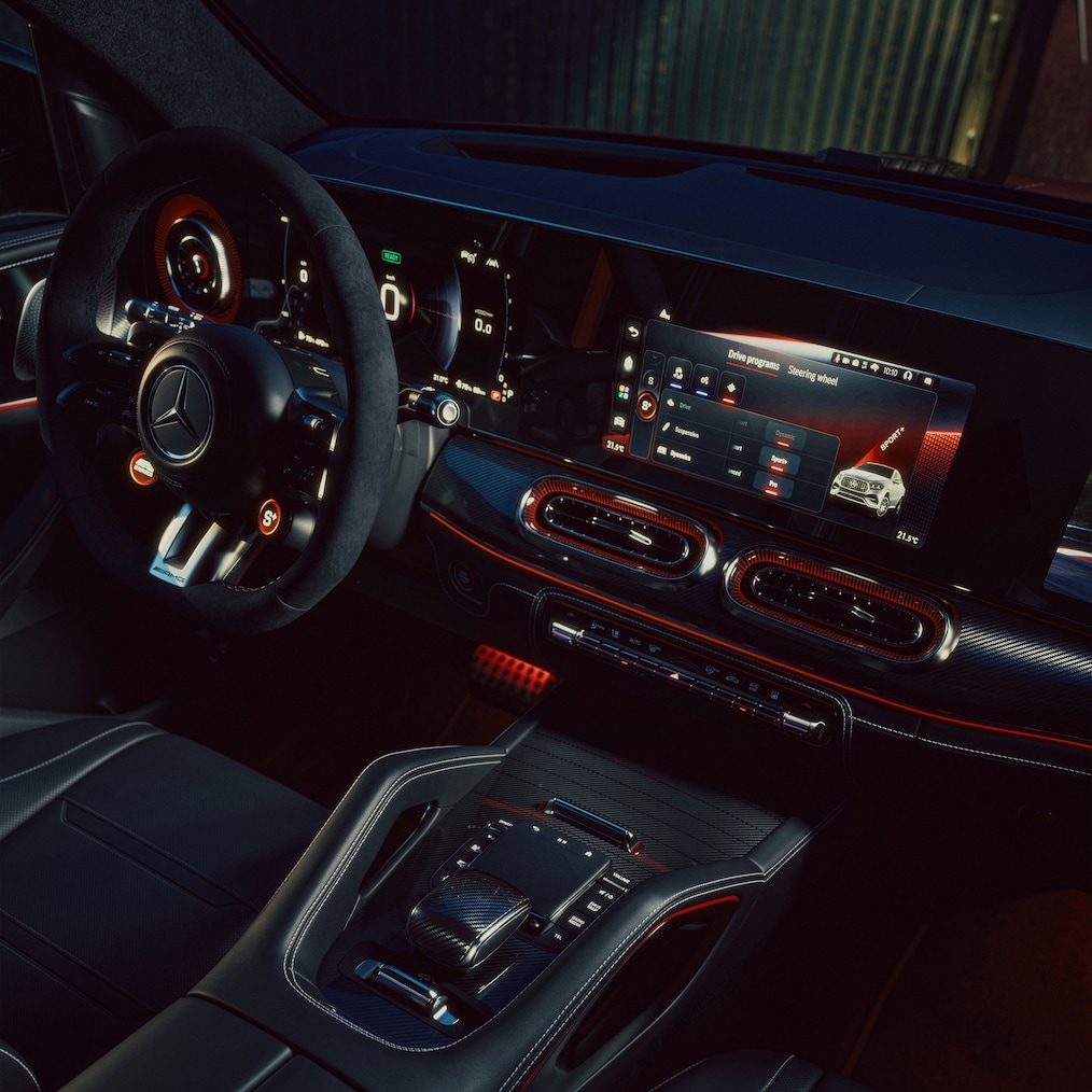 Sedadlá AMG v&nbsp;kupé Mercedes-AMG GLE.