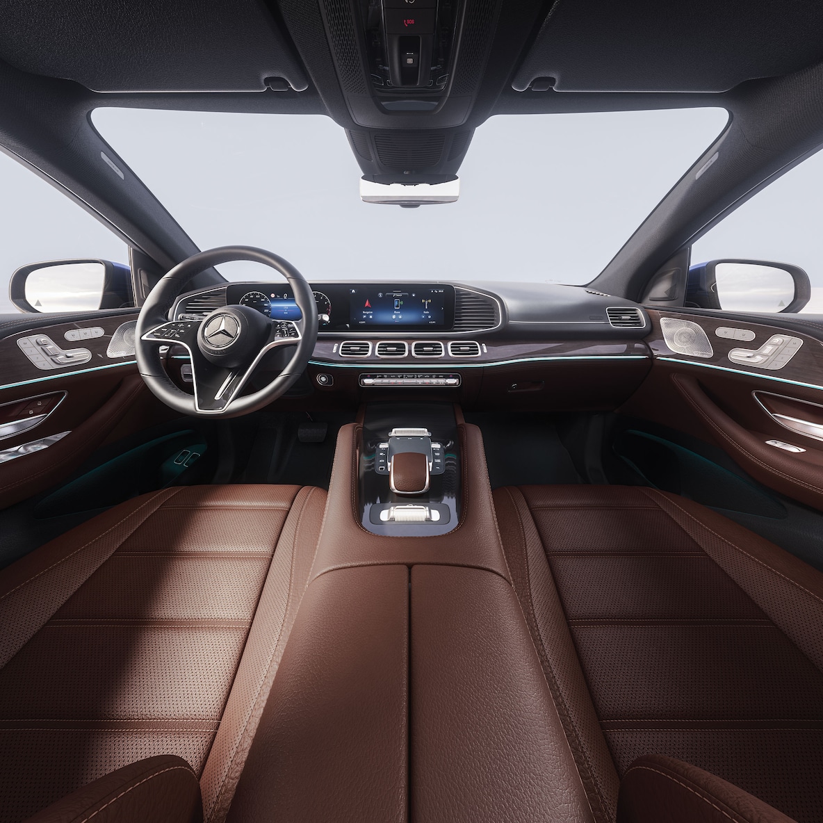 Multimediálny systém MBUX nového kupé Mercedes-Benz GLE.