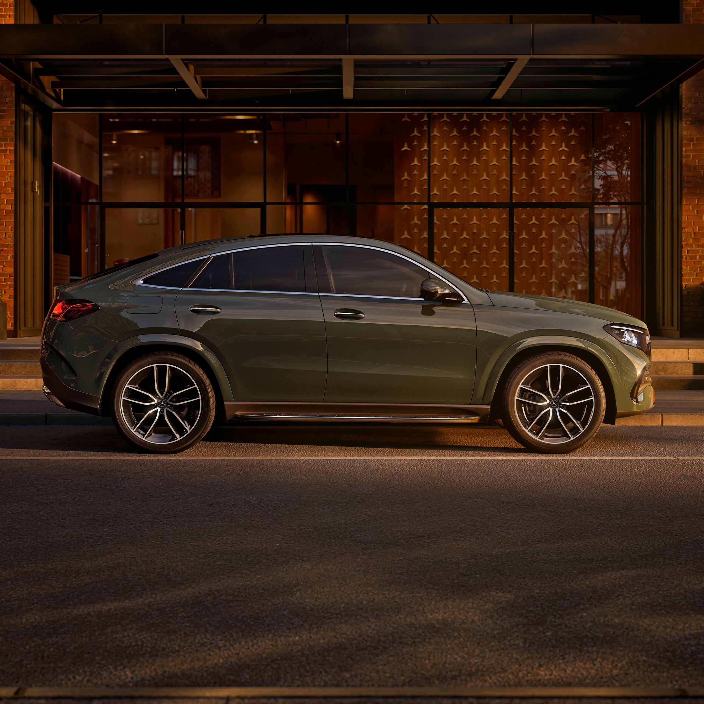 Exteriér novej GLE kupé.