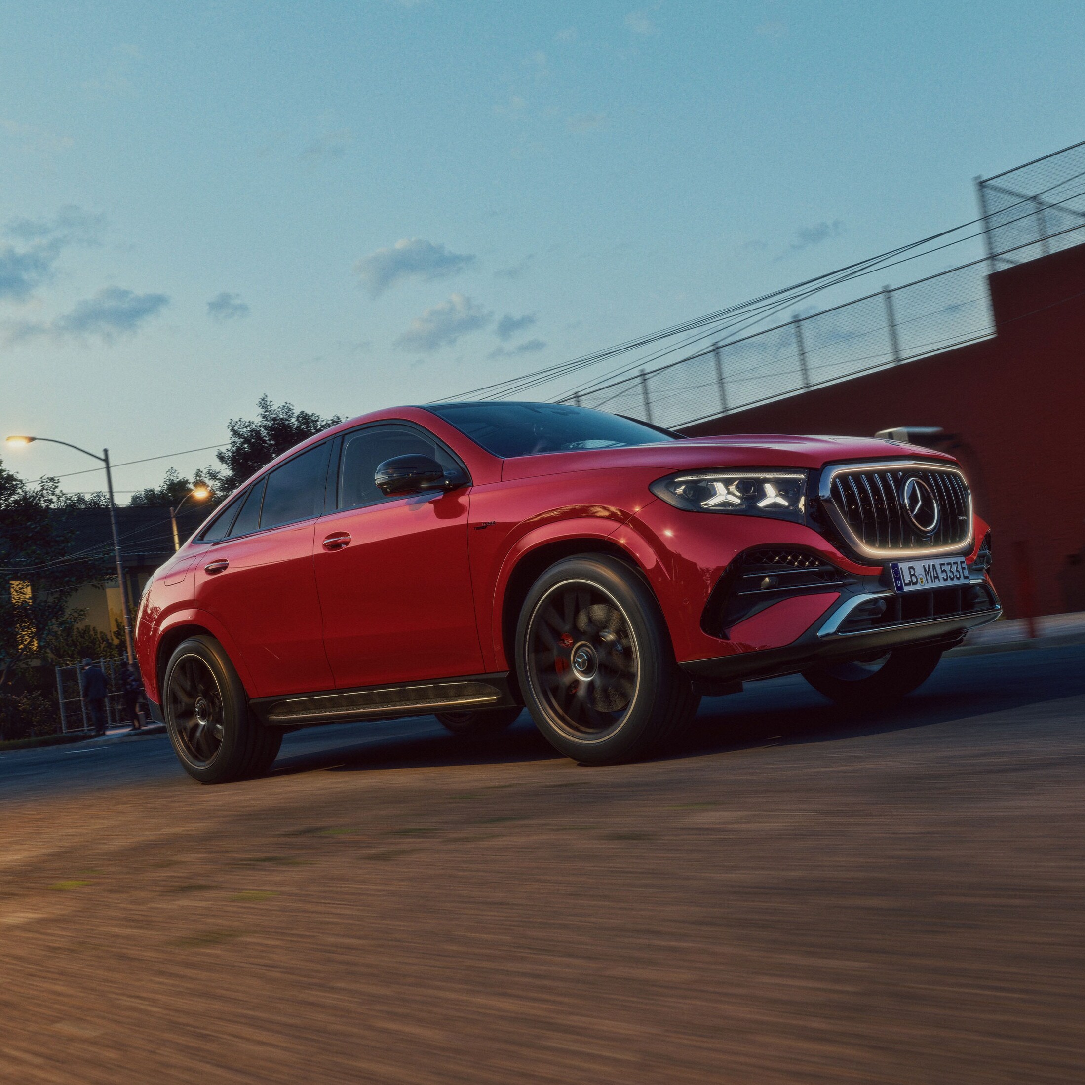 Exteriér nového Mercedes-AMG GLE kupé.