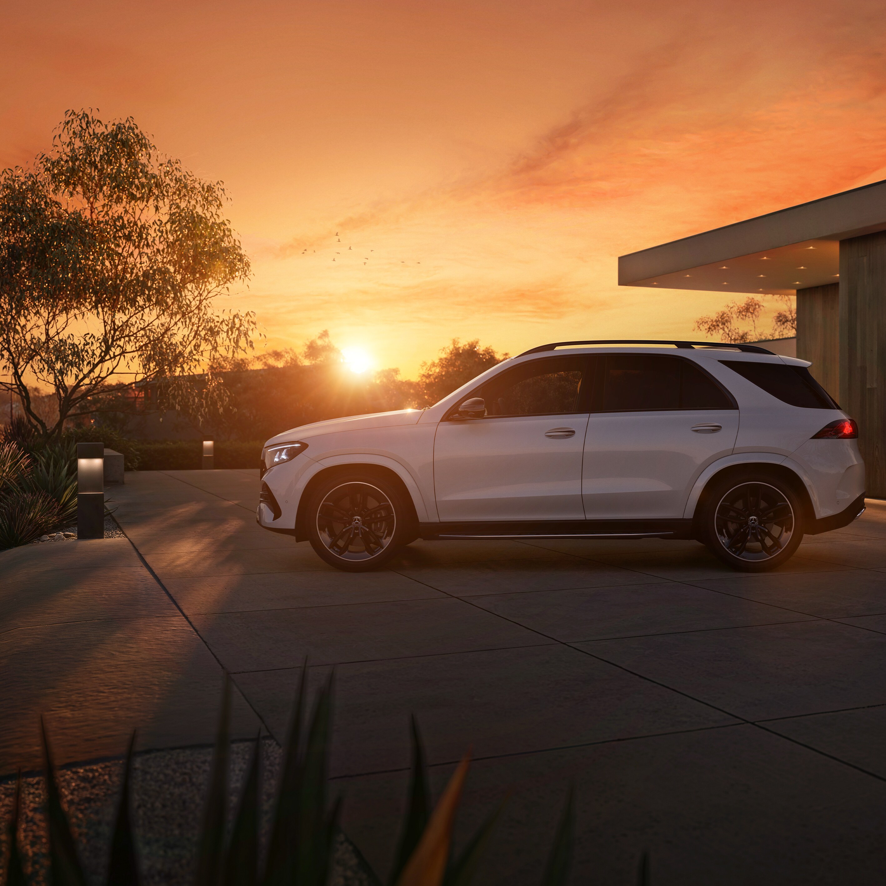 Exteriér novej GLE od značky Mercedes-Benz.