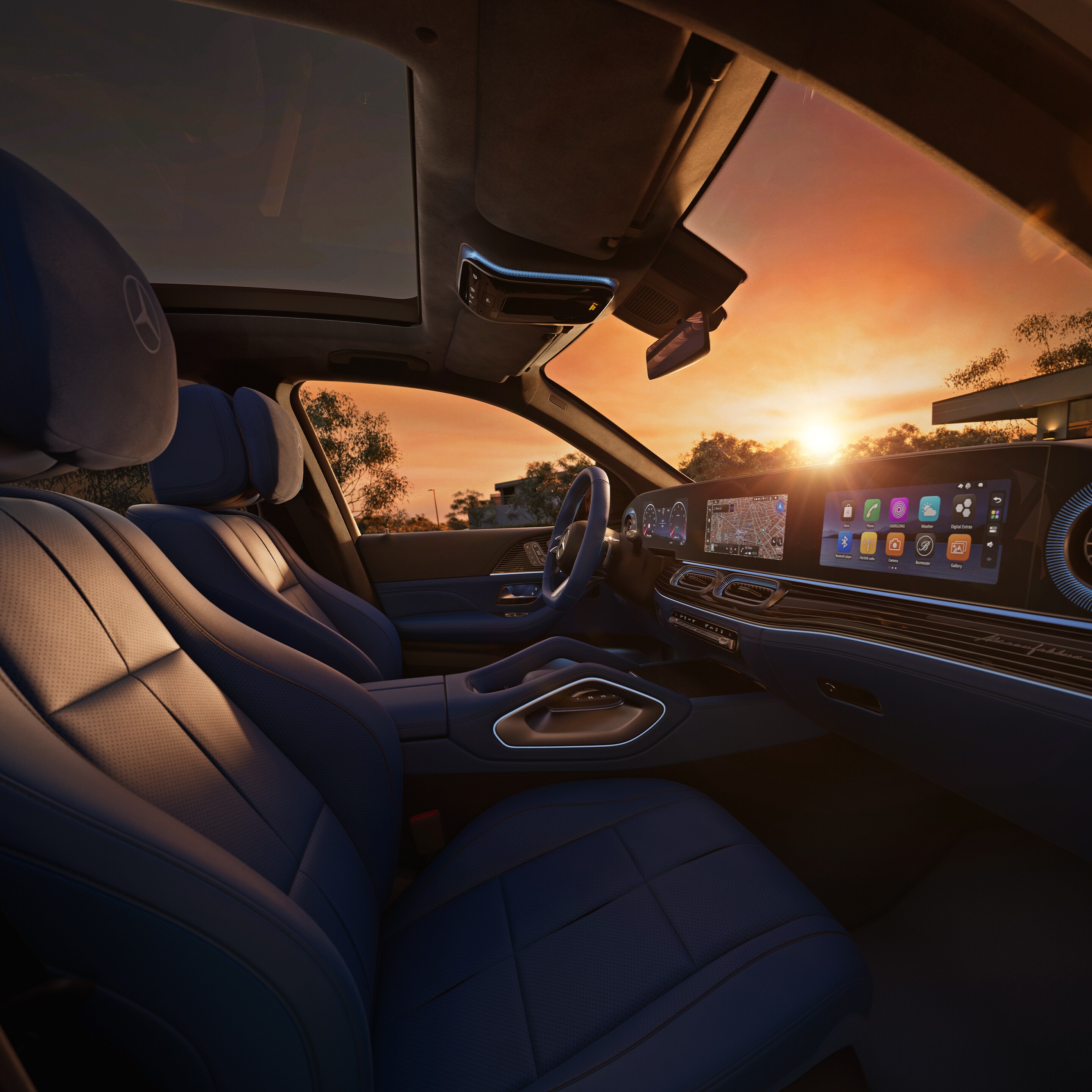 Interiér novej GLE.