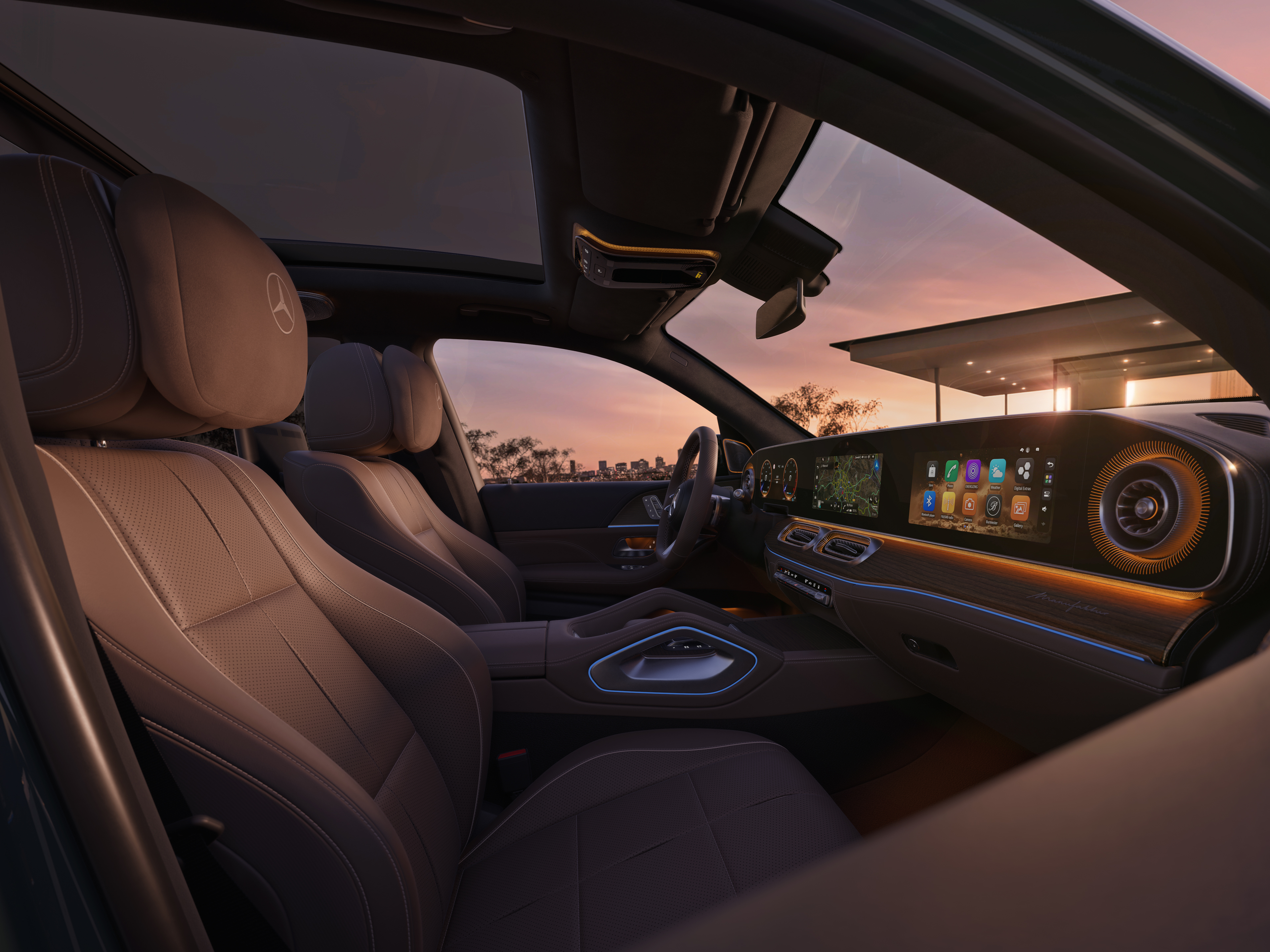 Interiér | Nová GLS | Mercedes-Benz Interiér novej GLS od značky Mercedes-Benz.