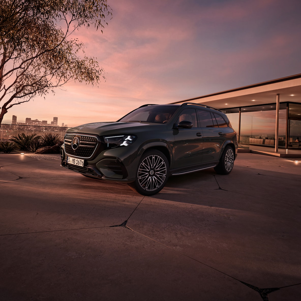 Exteriér novej GLS od značky Mercedes-Benz.