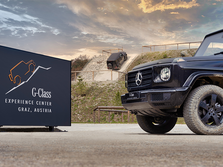 Experience Center pre Triedu G | Trieda G – oblasť značky | Mercedes-Benz Experience Center pre Triedu G.