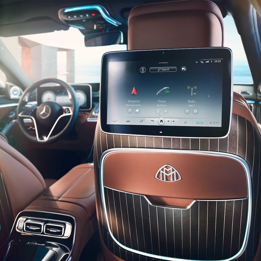 Obloženie operadiel sedadiel MANUFAKTUR vozidla Mercedes-Maybach Triedy S.