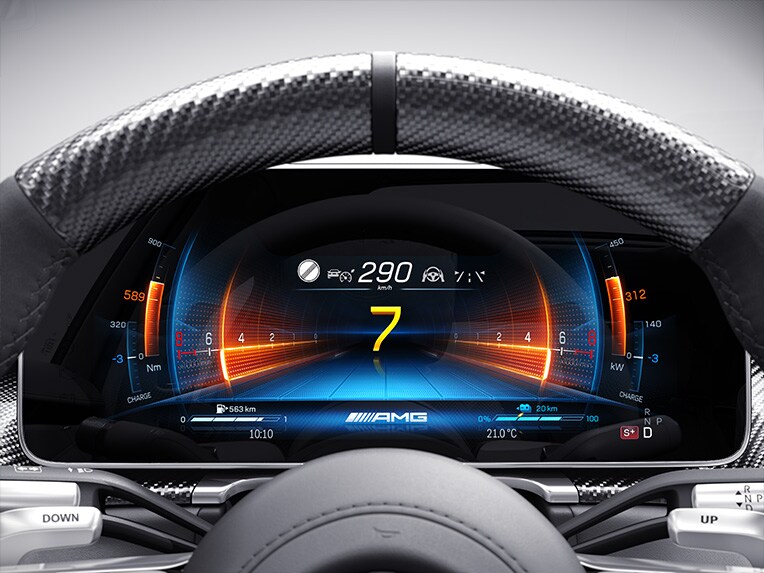 Exteriér sedanu Mercedes-AMG S 63 E PERFORMANCE.
