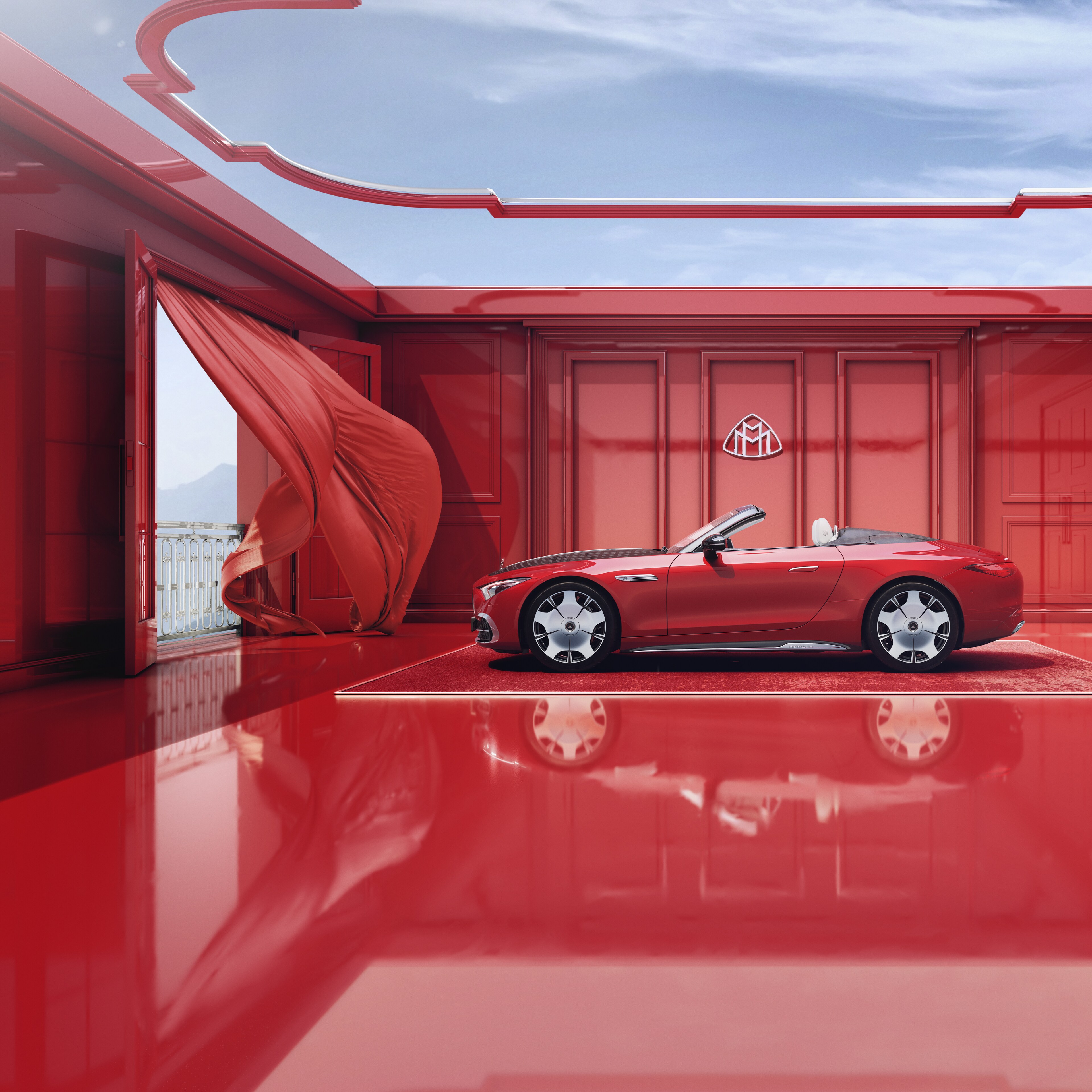 Mercedes-Maybach SL 680 seria Monogram.