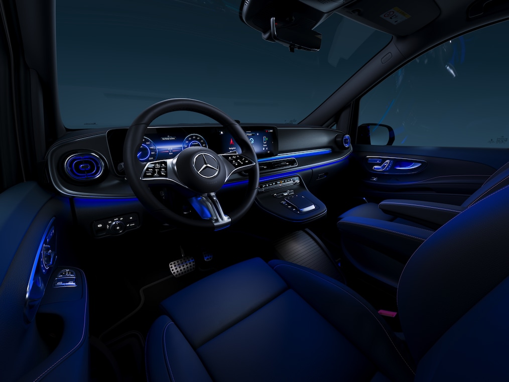 Náladové osvetlenie v&nbsp;64 farbách Triedy&nbsp;V Marco Polo HORIZON.