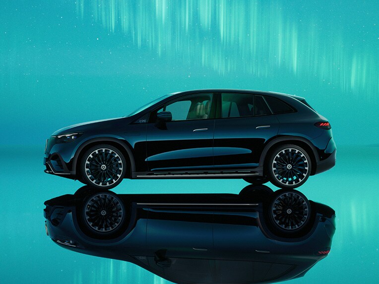 Na obrázku: EQE SUV od značky Mercedes-Benz.