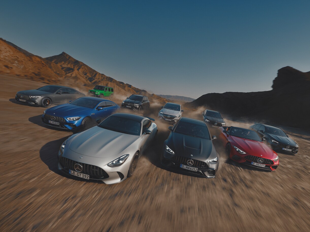 Výkon Mercedes-Benz AMG na pretekárskej trati – a na ceste.