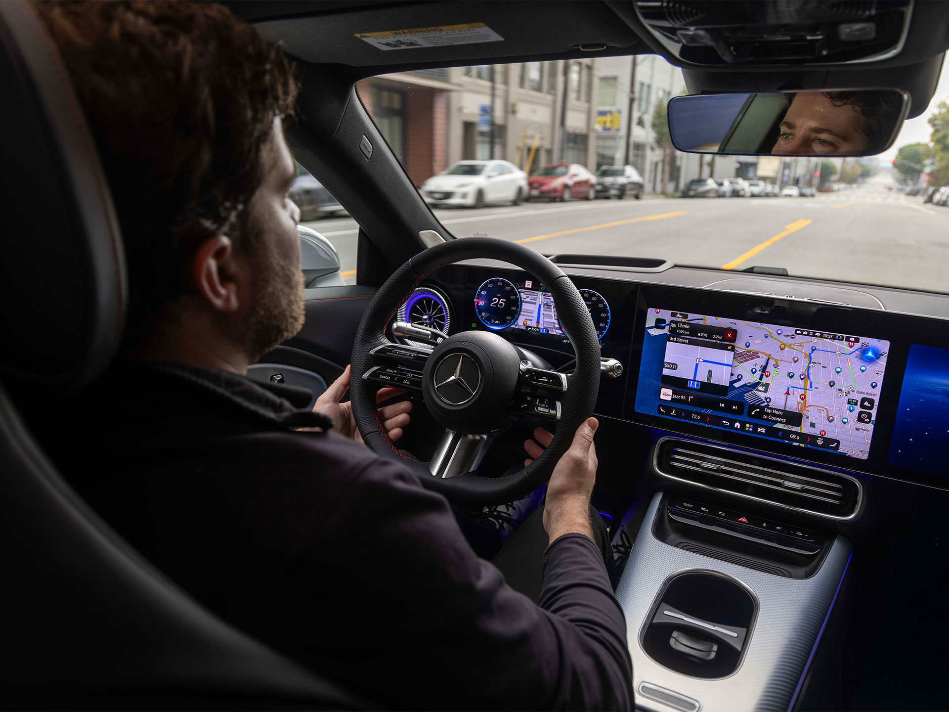 MB.DRIVE | Automatizované jazdenie a asistenčné systémy | Mercedes-Benz Kokpit vozidla Mercedes-Benz.