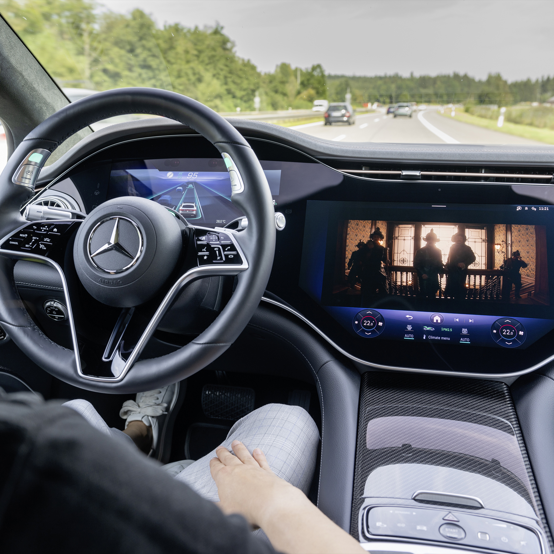 MB.DRIVE | Automatizované jazdenie a asistenčné systémy | Mercedes-Benz Kokpit vozidla Mercedes-Benz.