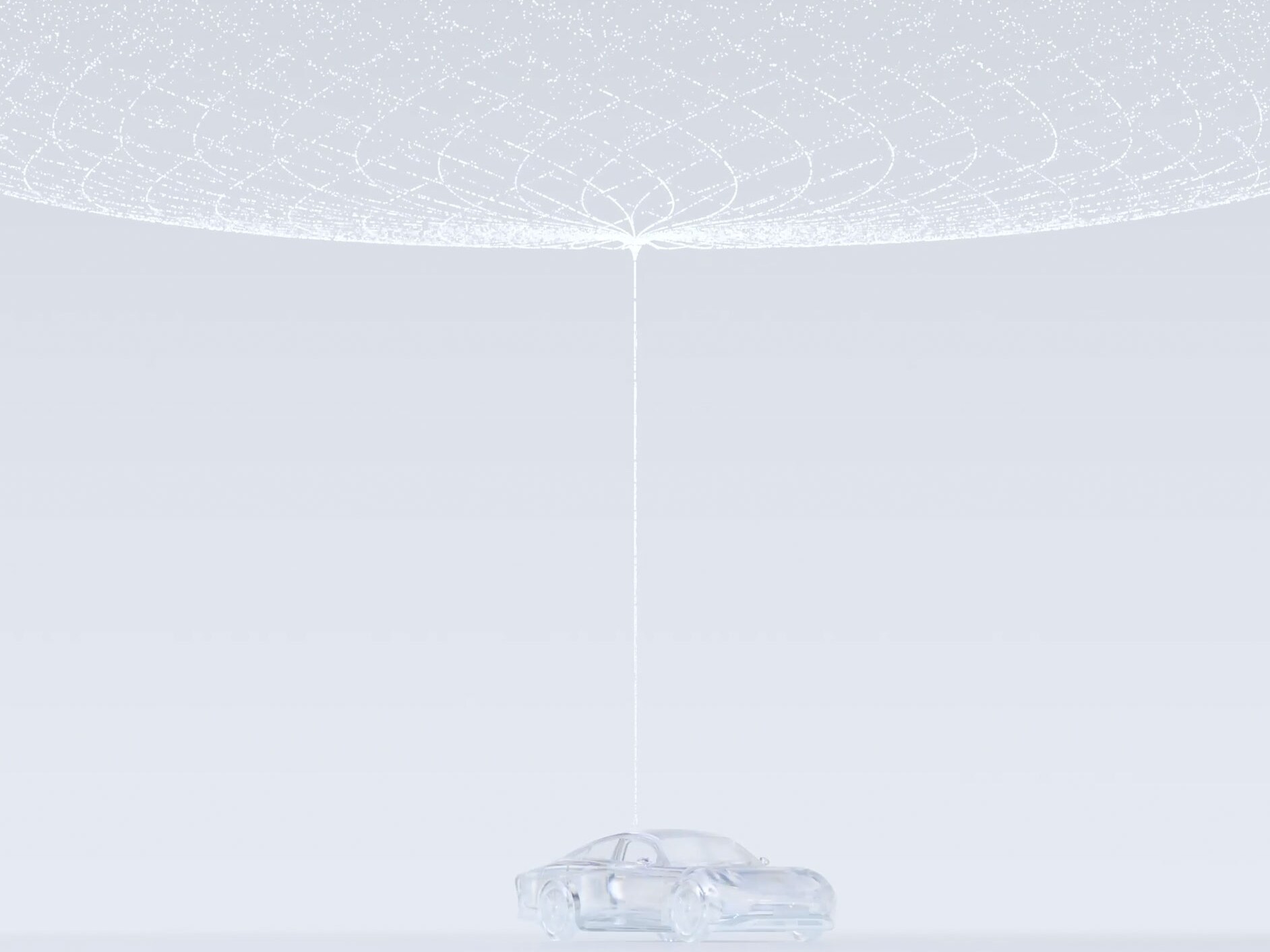 Vizualizácia bezdrôtovej technológie.