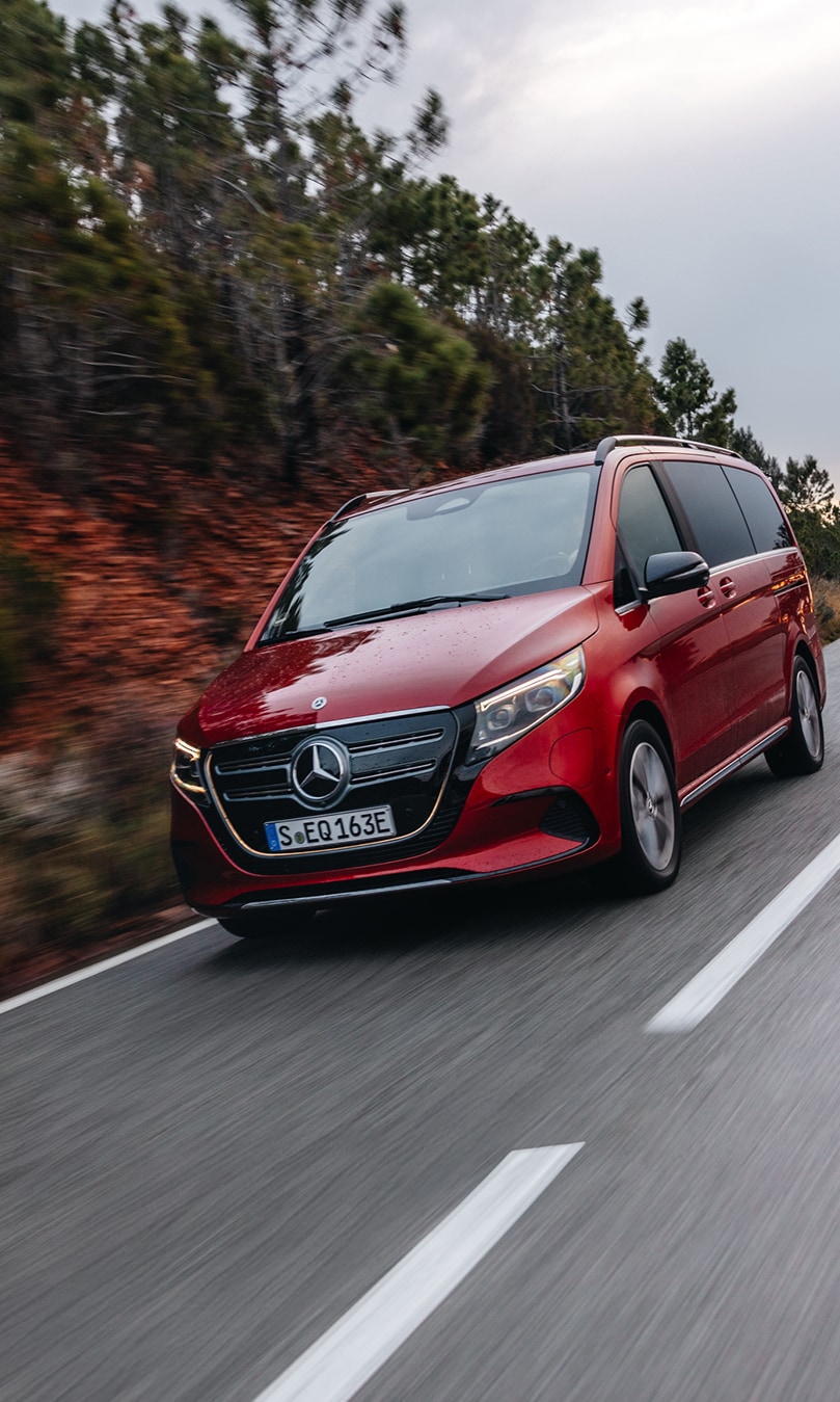 Exteriér vozidla Mercedes-Benz EQV.