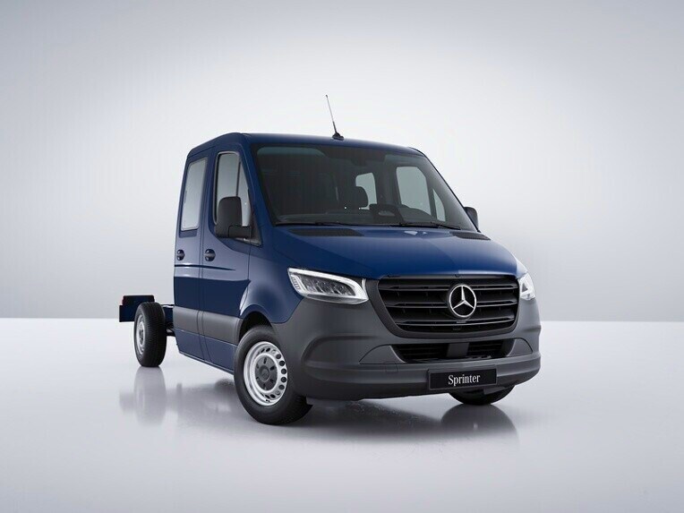 Šasi Mercedes-Benz Sprinter s podvozkom na zvýšenie komfortu a ochrany nákladu.
