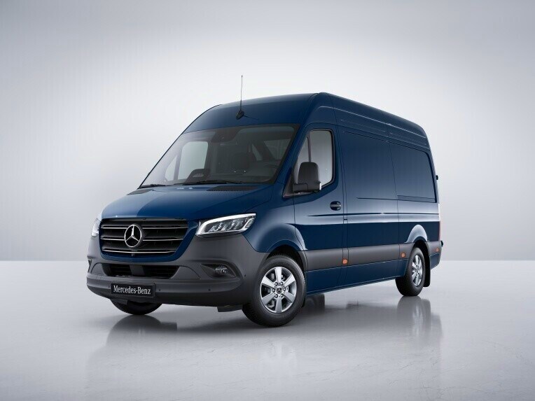 Skriňové vozidlo Mercedes-Benz Sprinter s podvozkom na zvýšenie komfortu a ochrany nákladu