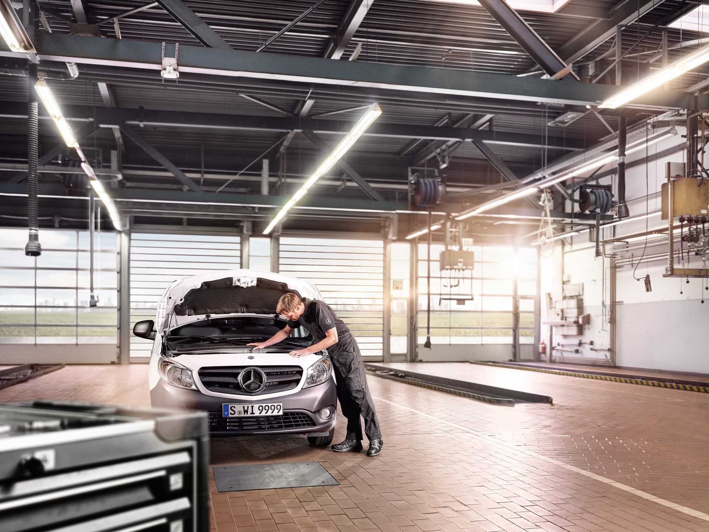 Bezplatný servis pre úžitkové vozidlá Mercedes-Benz