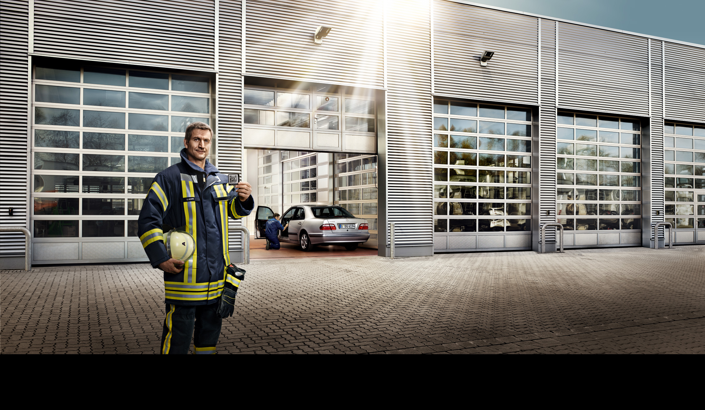 Nálepka pre záchranárov | Transportéry Mercedes-Benz Nálepka pre záchranárov