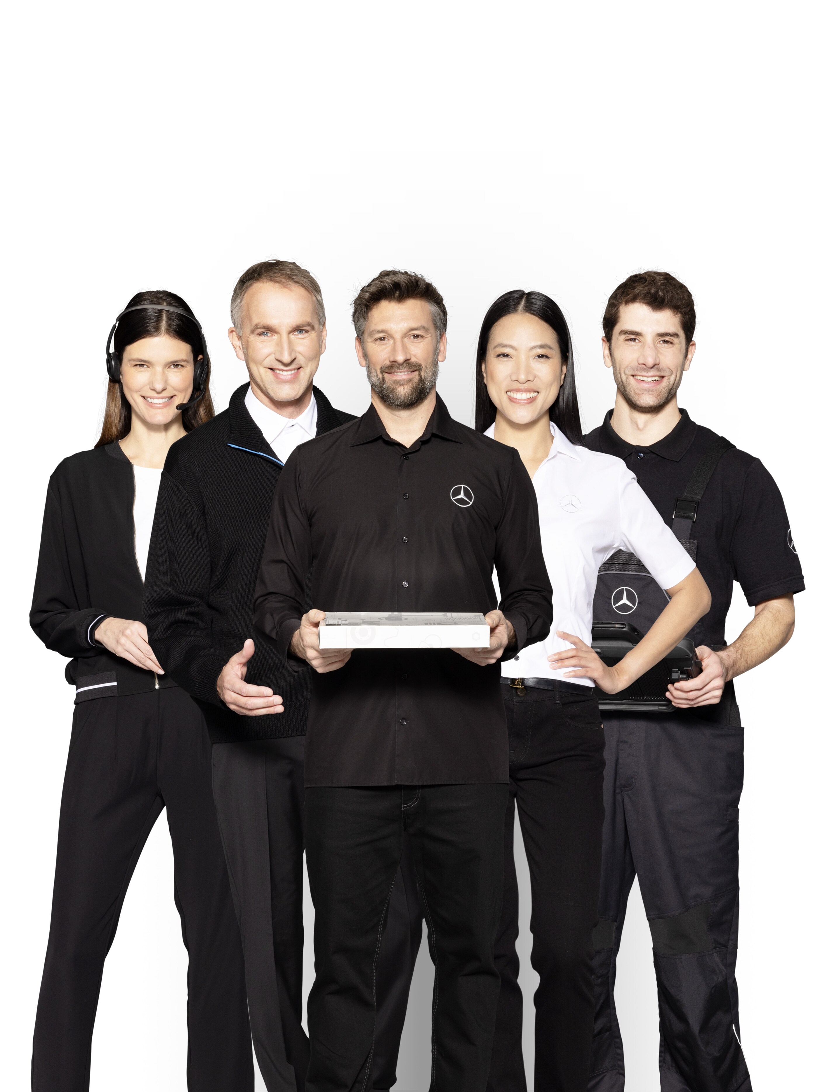 Päť odporúčaní Mercedes-Benz symbolizujúcich servis úžitkových vozidiel Mercedes-Benz